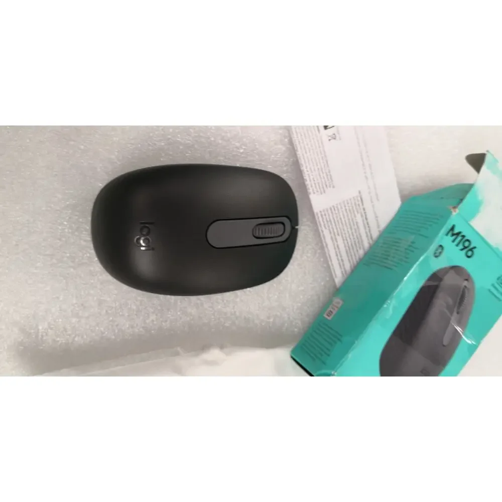 Logitech M196 Bluetooth Wireless Mouse. Bluetooth Only. Black